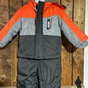 Zero Xposur 2pc. Vibrant Orange Snowsuit for Kids